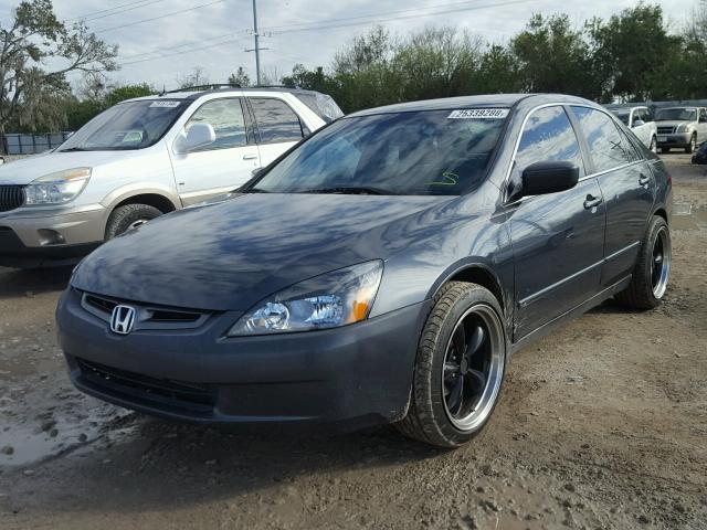 1HGCM56363A096605 - 2003 HONDA ACCORD LX GRAY photo 2