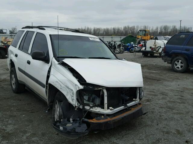 1GNDT13S652205028 - 2005 CHEVROLET TRAILBLAZE WHITE photo 1