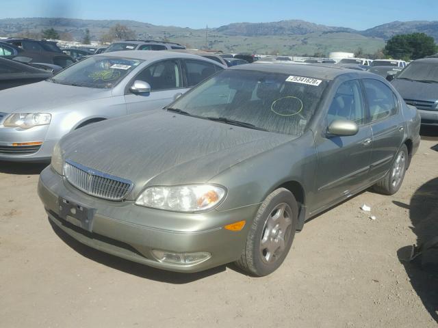 JNKCA31A5YT116905 - 2000 INFINITI I30 GREEN photo 2