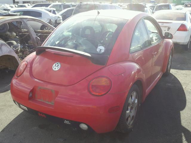 3VWCB21C32M432722 - 2002 VOLKSWAGEN NEW BEETLE 红色 照片 4