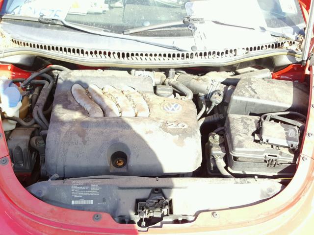 3VWCB21C32M432722 - 2002 VOLKSWAGEN NEW BEETLE 红色 照片 7