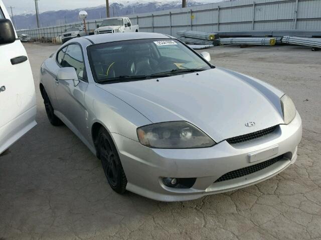 KMHHN65F66U191330 - 2006 HYUNDAI TIBURON GT SILVER photo 1