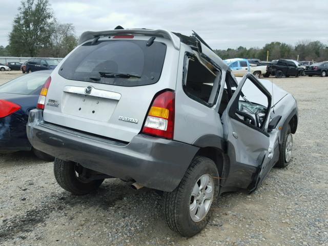 4F2YZ94134KM10673 - 2004 MAZDA TRIBUTE LX SILVER photo 4