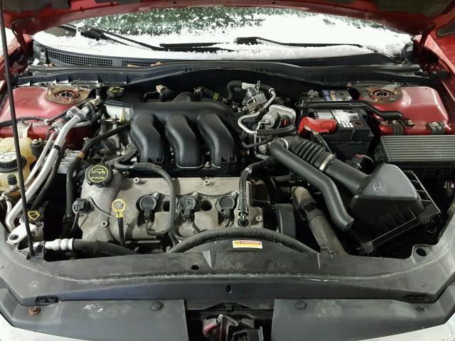 3FAFP07136R232157 - 2006 FORD FUSION SE RED photo 7