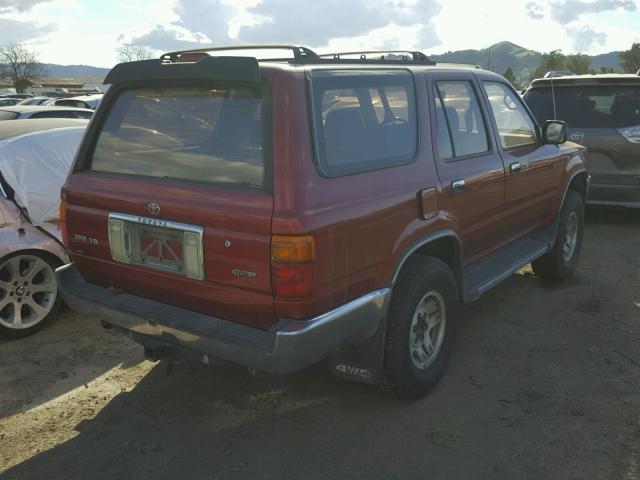 JT3VN39WXR0140123 - 1994 TOYOTA 4RUNNER VN RED photo 4