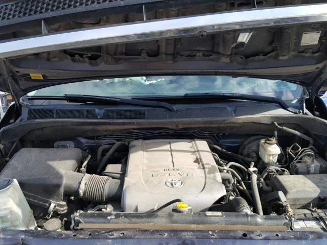 5TFEY5F17AX095242 - 2010 TOYOTA TUNDRA CRE BLUE photo 7