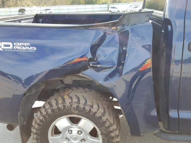 5TFEY5F17AX095242 - 2010 TOYOTA TUNDRA CRE BLUE photo 9