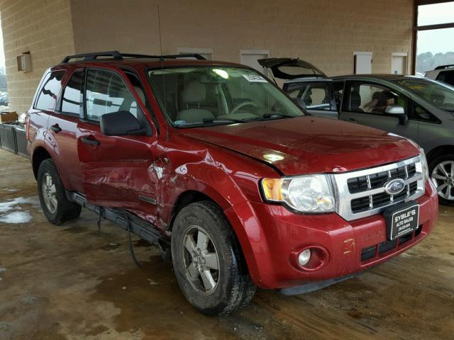 1FMCU93128KA57001 - 2008 FORD ESCAPE XLT RED photo 1