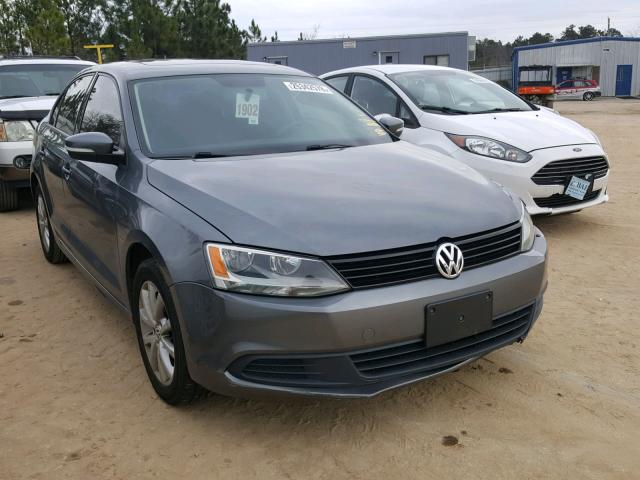 3VWDP7AJ0CM411099 - 2012 VOLKSWAGEN JETTA SE GRAY photo 1