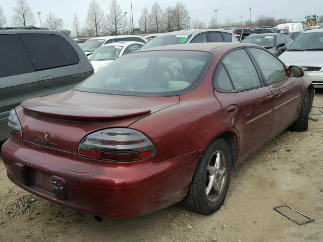 1G2WK52J12F277381 - 2002 PONTIAC GRAND PRIX RED photo 4