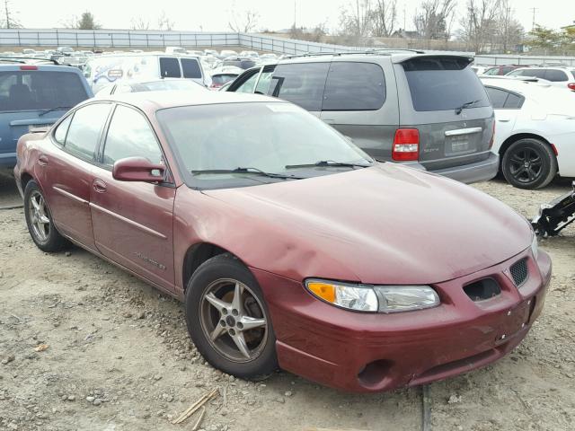 1G2WK52J12F277381 - 2002 PONTIAC GRAND PRIX RED photo 9
