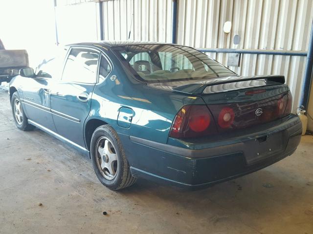 2G1WH55K919123192 - 2001 CHEVROLET IMPALA LS GREEN photo 3