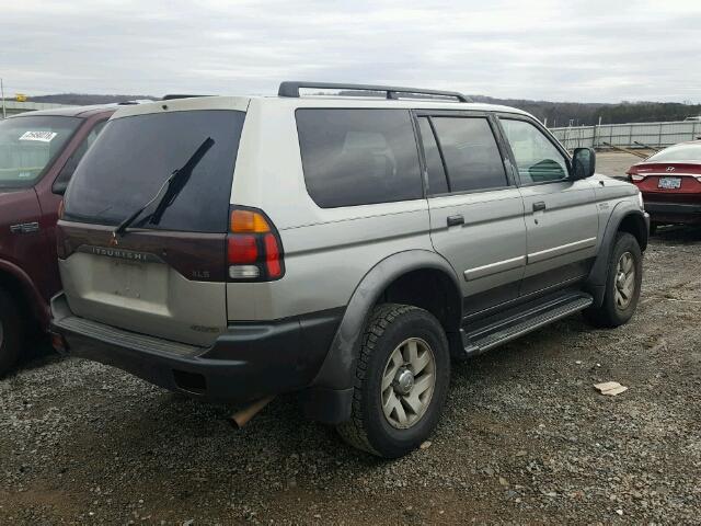 JA4MT31H01P010173 - 2001 MITSUBISHI MONTERO SP GRAY photo 4