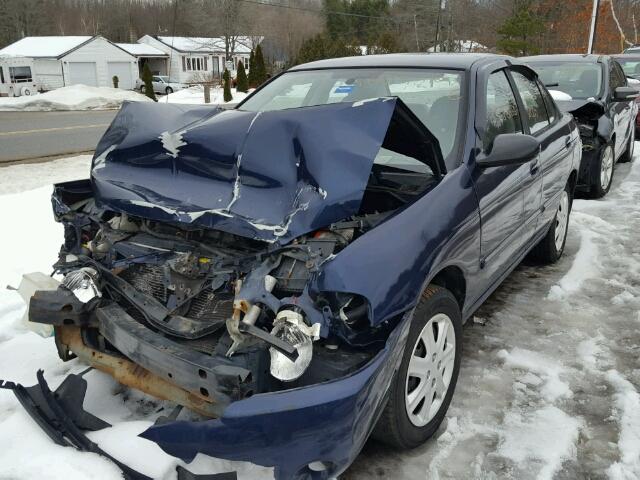 3N1CB51D06L546625 - 2006 NISSAN SENTRA 1.8 BLUE photo 2