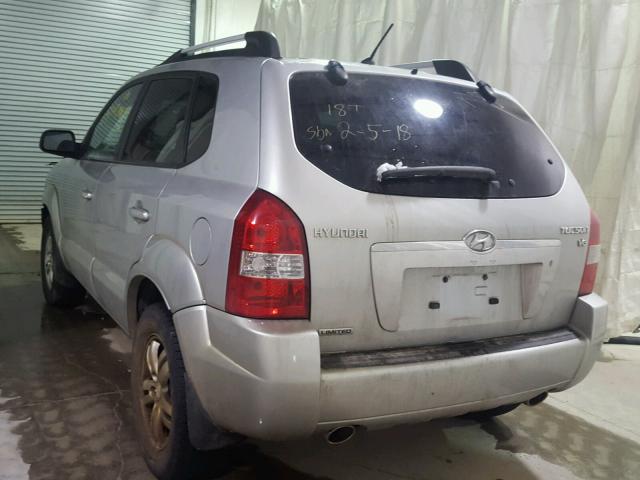 KM8JN12D97U545365 - 2007 HYUNDAI TUCSON SE GRAY photo 3