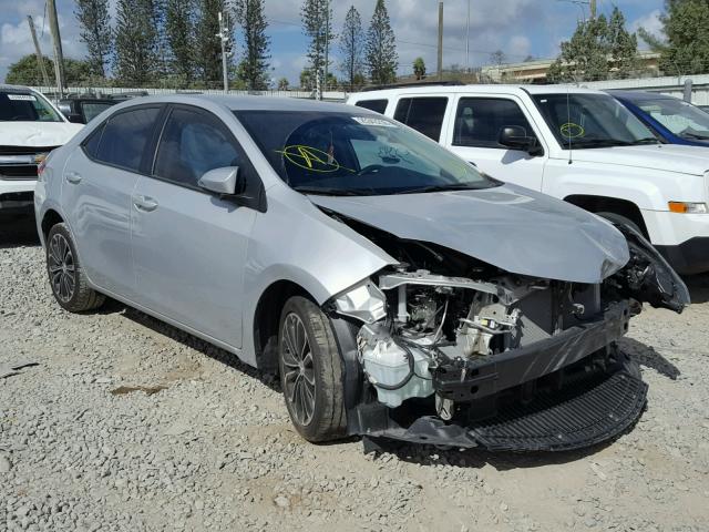 5YFBURHEXGP369126 - 2016 TOYOTA COROLLA L SILVER photo 1