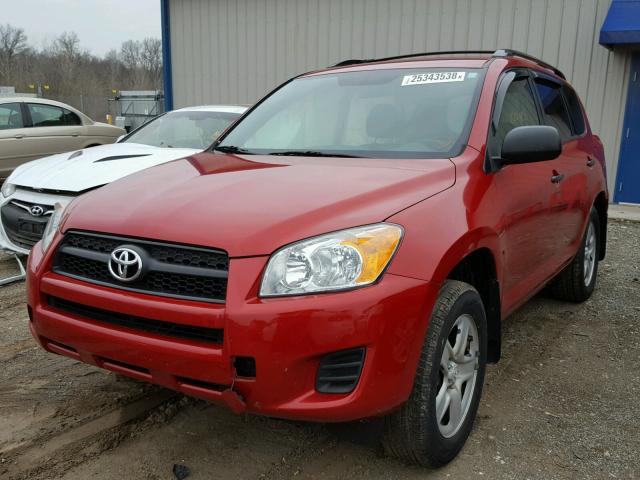 2T3BF33V29W010389 - 2009 TOYOTA RAV4 RED photo 2