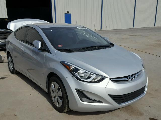 5NPDH4AEXGH793414 - 2016 HYUNDAI ELANTRA SE GRAY photo 1