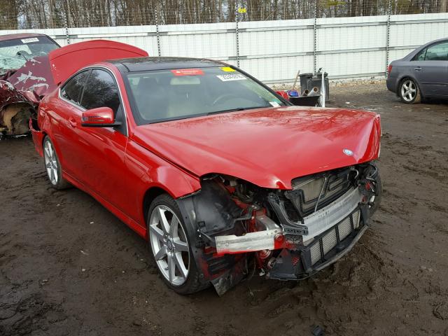 WDDGJ4HB7FG344021 - 2015 MERCEDES-BENZ C 250 RED photo 1