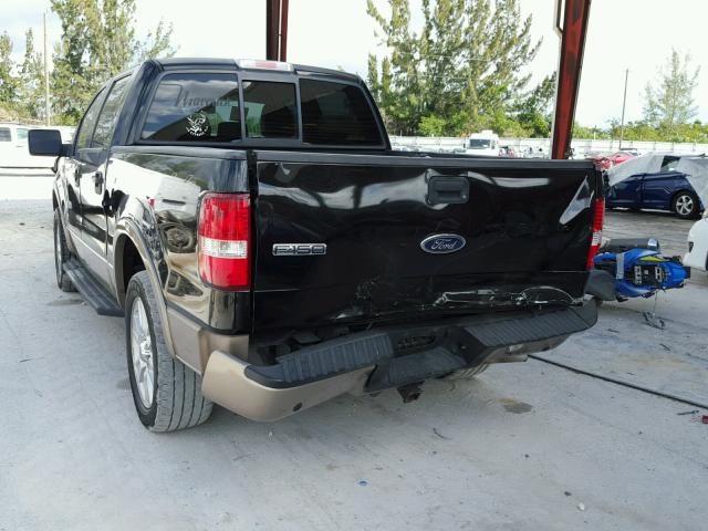 1FTPW145X5KD94918 - 2005 FORD F150 SUPER BLACK photo 3