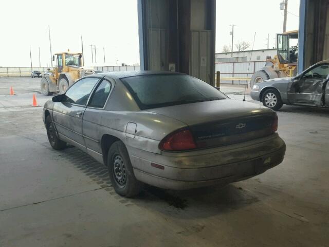 2G1WW12M1T9155187 - 1996 CHEVROLET MONTE CARL 灰色 照片 3