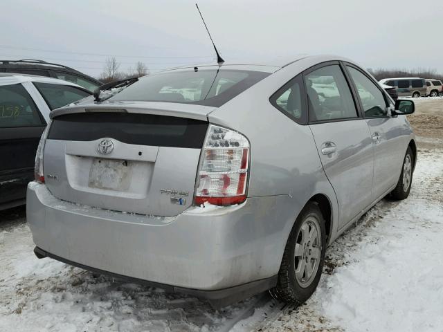 JTDKB20U183378632 - 2008 TOYOTA PRIUS SILVER photo 4