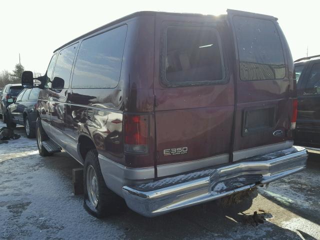 1FMNE31LX5HA53357 - 2005 FORD ECONOLINE MAROON photo 3