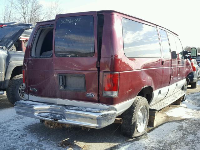 1FMNE31LX5HA53357 - 2005 FORD ECONOLINE MAROON photo 4