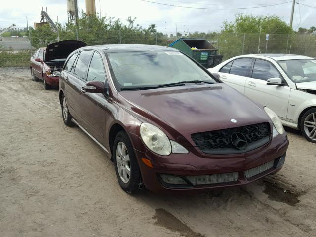 4JGCB65E76A035826 - 2006 MERCEDES-BENZ R 350 MAROON photo 1