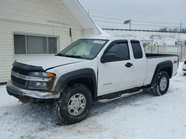 1GCDT196X58169490 - 2005 CHEVROLET COLORADO WHITE photo 2