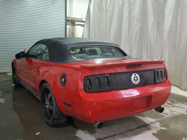 1ZVFT84N275348866 - 2007 FORD MUSTANG RED photo 3