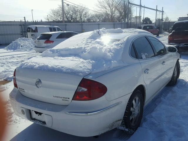 2G4WD582061189243 - 2006 BUICK LACROSSE C WHITE photo 4