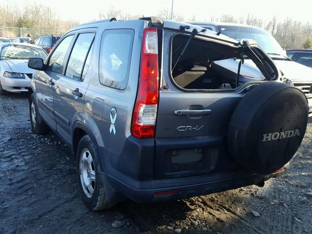 SHSRD68575U305057 - 2005 HONDA CR-V LX BLUE photo 3