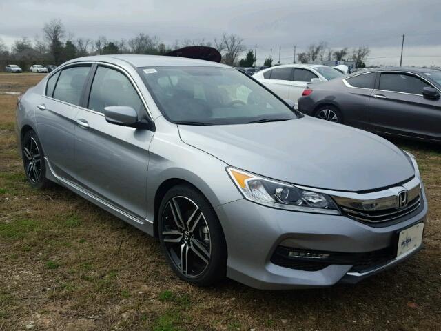 1HGCR2F16HA231765 - 2017 HONDA ACCORD SPO GRAY photo 1