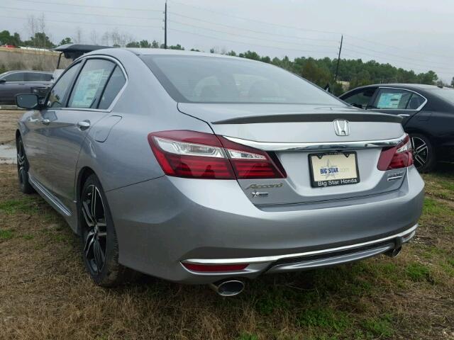 1HGCR2F16HA231765 - 2017 HONDA ACCORD SPO GRAY photo 3