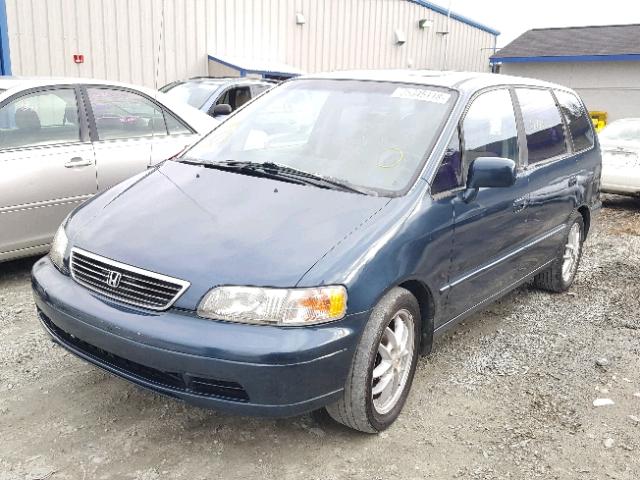 JHMRA1879TC006165 - 1996 HONDA ODYSSEY EX GREEN photo 2