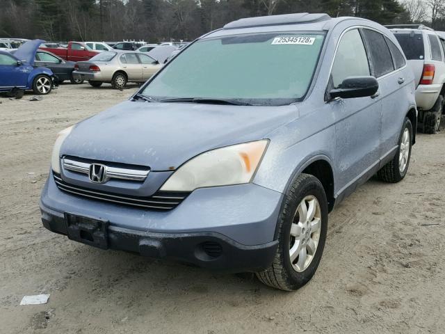 JHLRE48567C086944 - 2007 HONDA CR-V EX BLUE photo 2