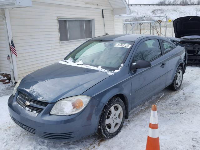 1G1AK15F367688733 - 2006 CHEVROLET COBALT LS BLUE photo 2