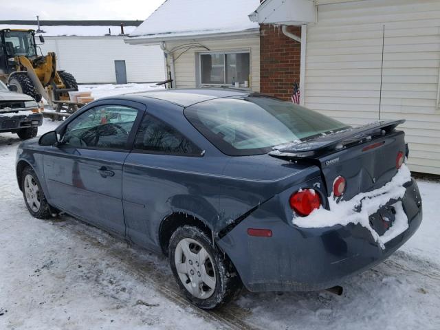 1G1AK15F367688733 - 2006 CHEVROLET COBALT LS BLUE photo 3