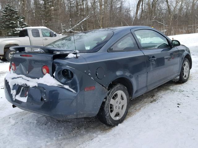 1G1AK15F367688733 - 2006 CHEVROLET COBALT LS BLUE photo 4