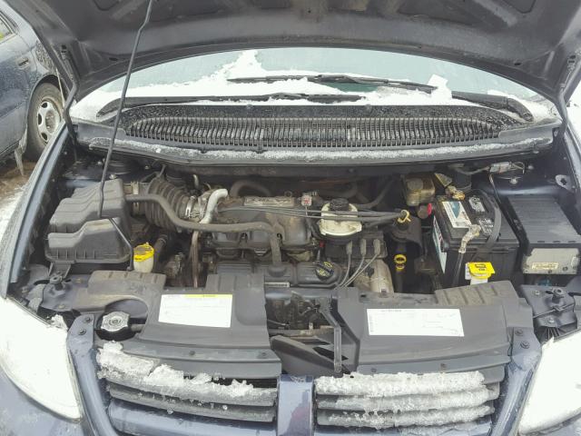 2D8GP44L97R229722 - 2007 DODGE GRAND CARA BLUE photo 7