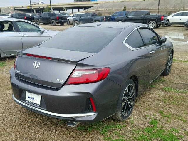 1HGCT1B82HA009559 - 2017 HONDA ACCORD EXL GRAY photo 4