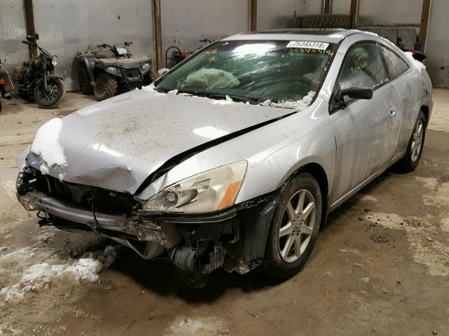 1HGCM82653A004319 - 2003 HONDA ACCORD EX SILVER photo 2