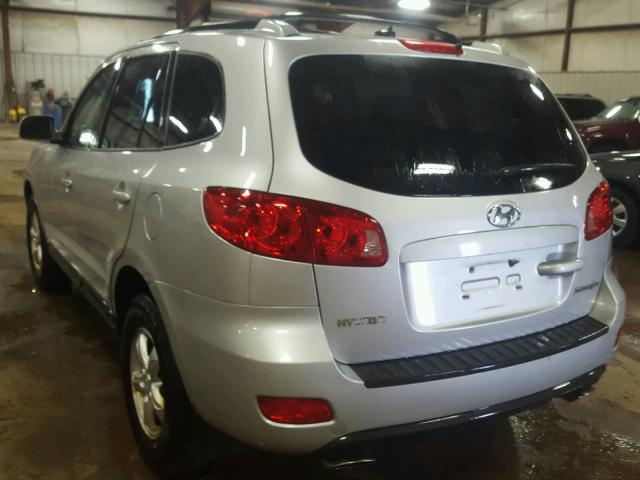 5NMSG13D17H060291 - 2007 HYUNDAI SANTA FE G GRAY photo 3