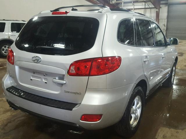 5NMSG13D17H060291 - 2007 HYUNDAI SANTA FE G GRAY photo 4