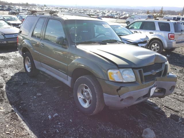 1FMYU70E72UB90463 - 2002 FORD EXPLORER S GREEN photo 1