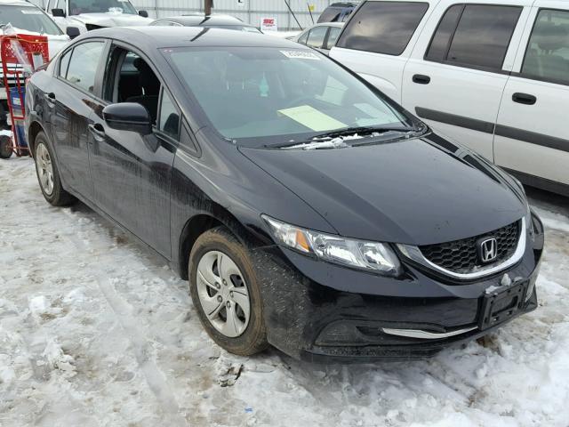 19XFB2F59FE099923 - 2015 HONDA CIVIC LX BLACK photo 1