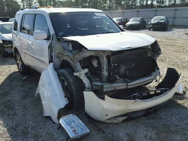 5FNYF4H92CB034667 - 2012 HONDA PILOT TOUR WHITE photo 1