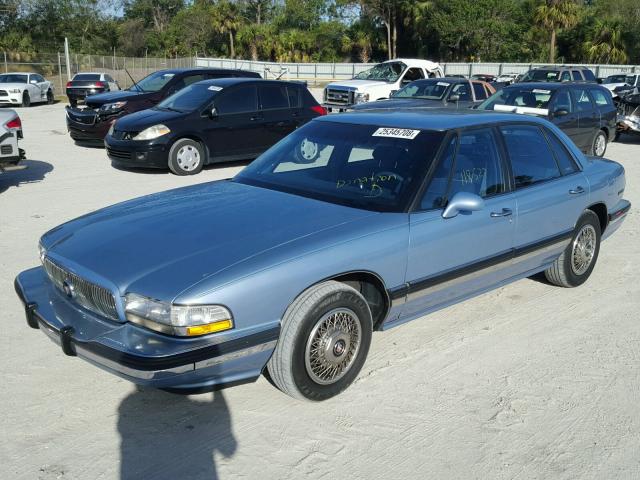 1G4HR53L0NH559998 - 1992 BUICK LESABRE LI BLUE photo 2