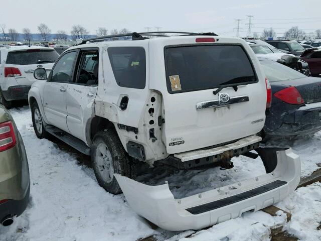 JTEZU14R578090991 - 2007 TOYOTA 4RUNNER SR WHITE photo 3